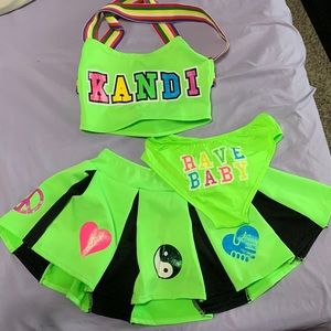 Rave Cheerleader Costume